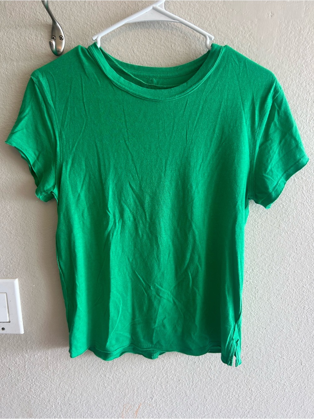 We The Free Bright Green Short Sleeve Crew Tee
